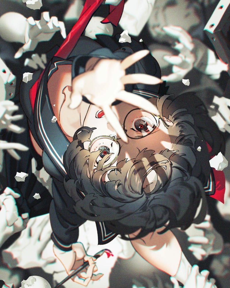 anime nữ học sinh ảnh cực xinh