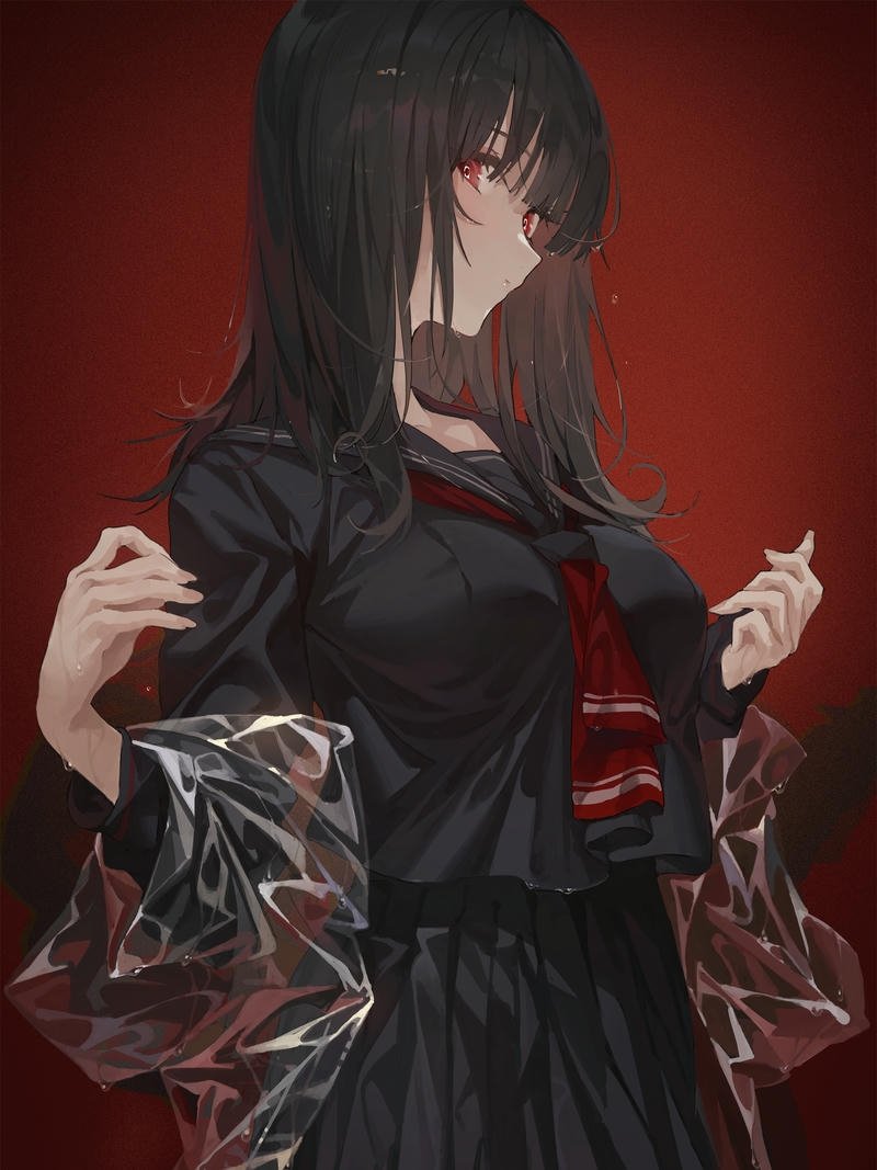 anime nữ học sinh ảnh đáng yêu