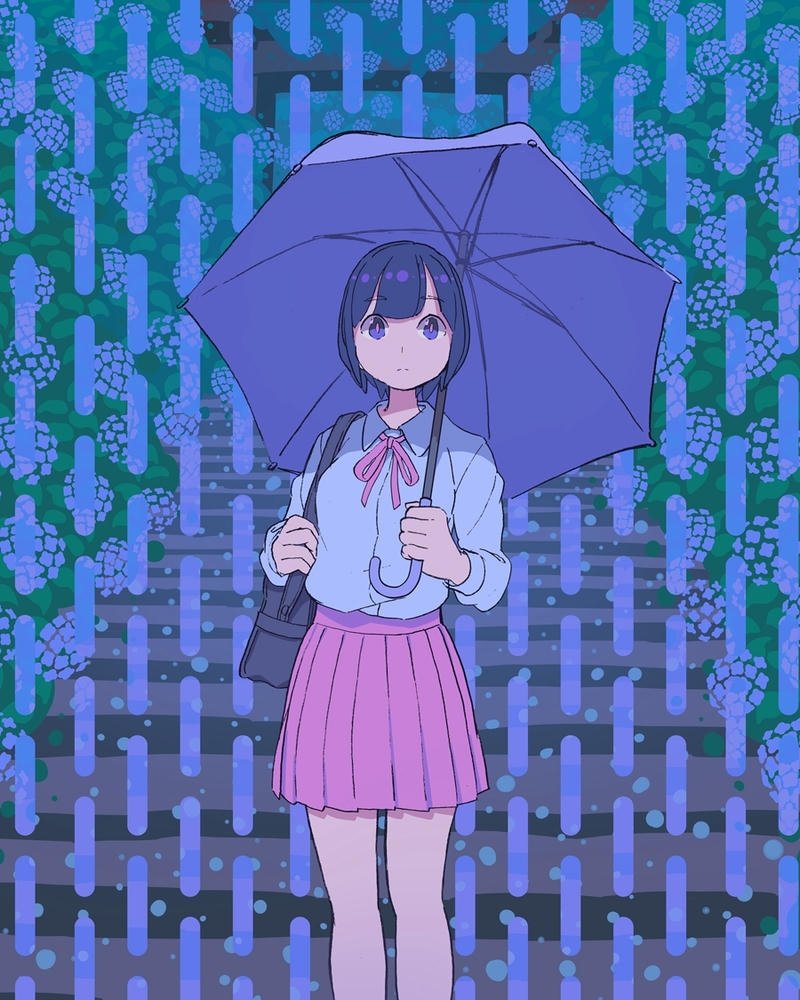 anime nữ học sinh ảnh lung linh đẹp