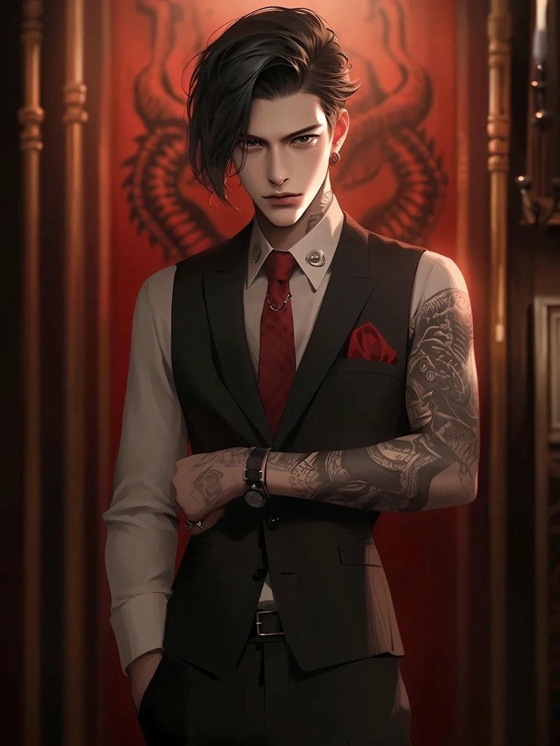 anime tổng tài ảnh phối màu đẹp