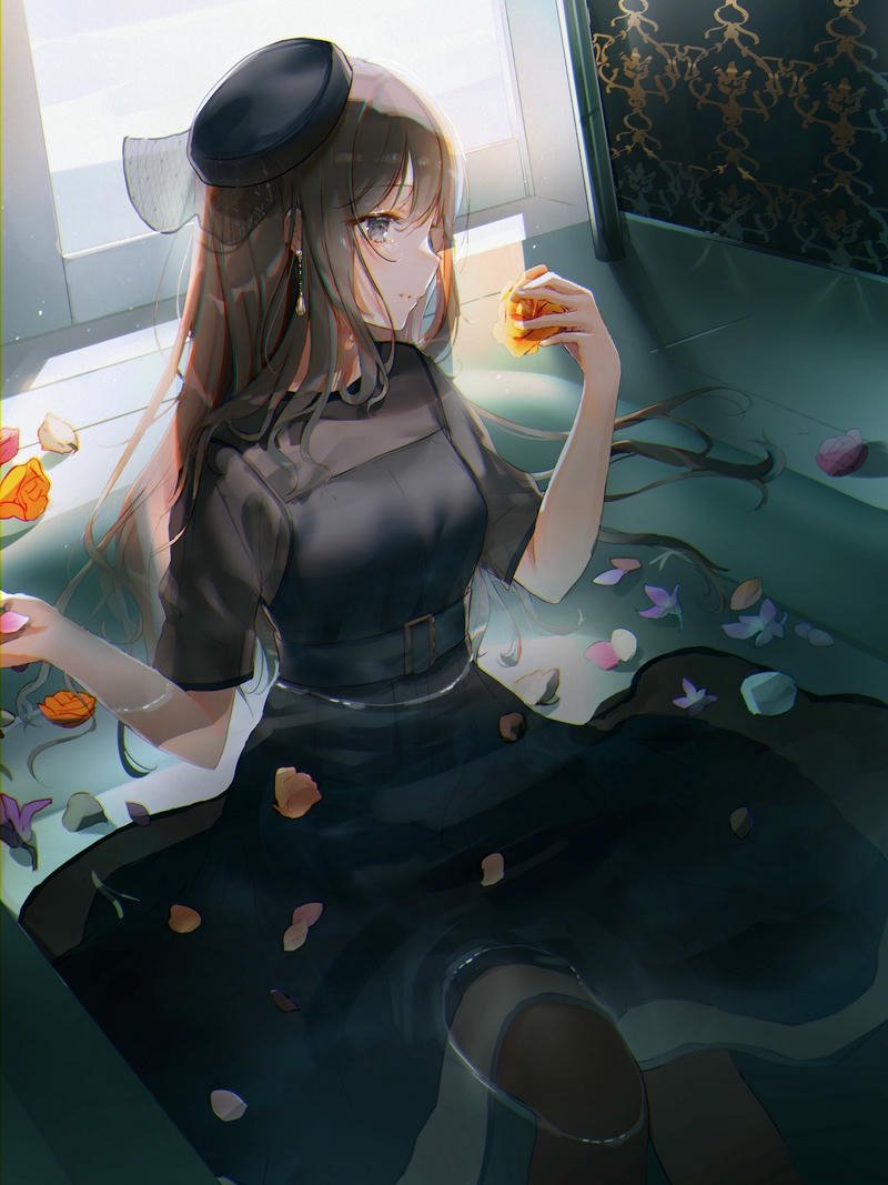 hình ảnh anime công chúa lạnh lùng dịu dàng