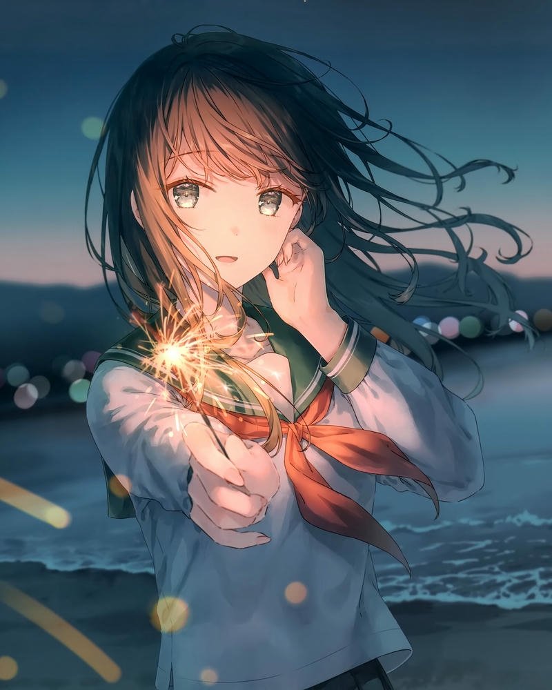 hình ảnh anime học đường cực dễ thương