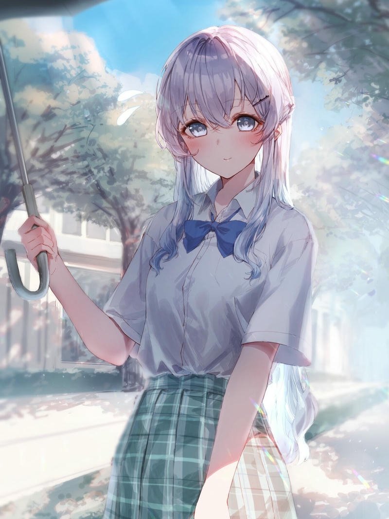 hình ảnh anime học sinh cute