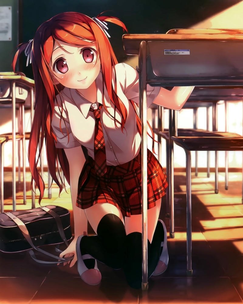 hình ảnh anime học sinh đáng yêu