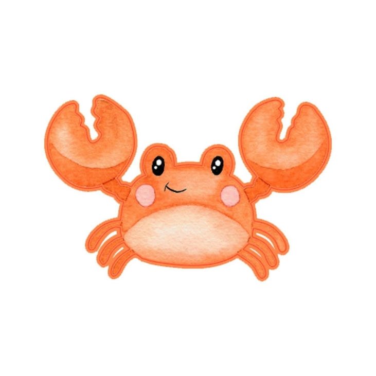 hình ảnh con cua chibi nghệ thuật vui