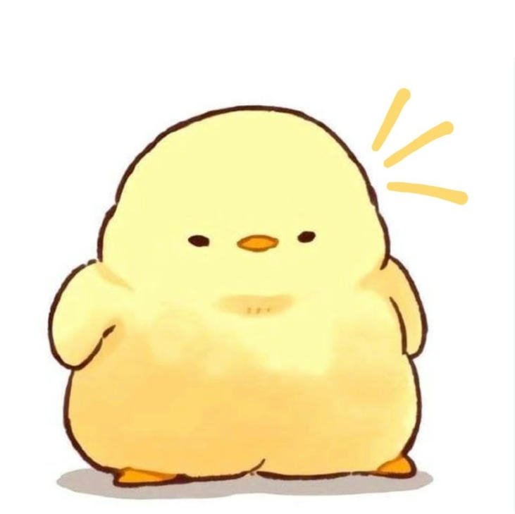 hình ảnh con gà chibi hoài cổ tròn