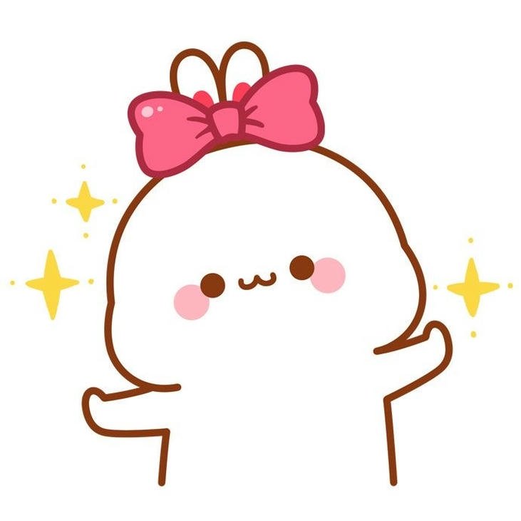 hình ảnh con thỏ chibi dáng sinh động