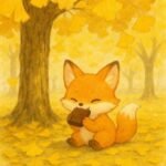 hình cáo chibi tạo dáng vui