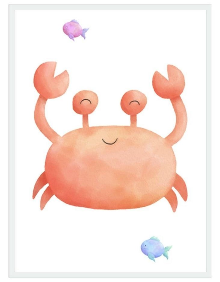 hình con cua chibi dễ thương