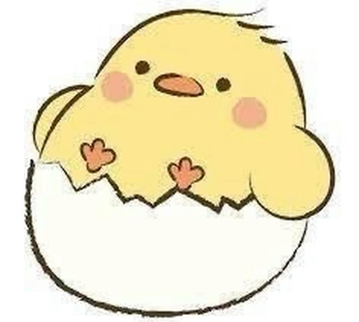 hình con gà chibi hoạt hình