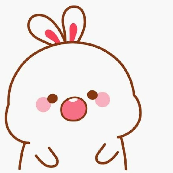 hình con thỏ chibi chân thực