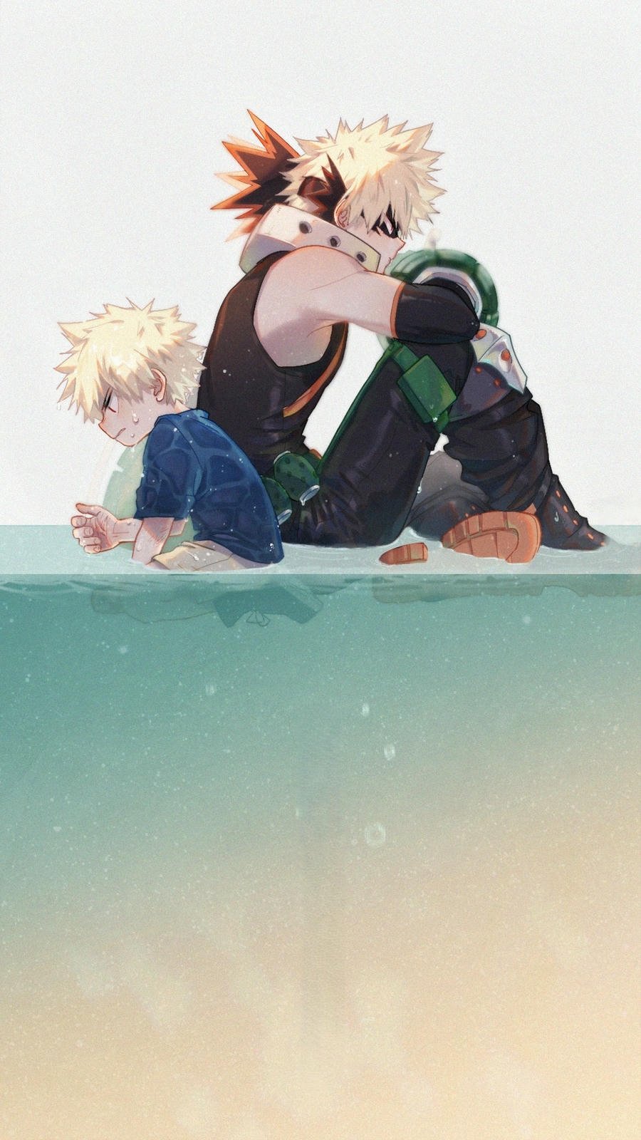 hình nền anime nam cực chất