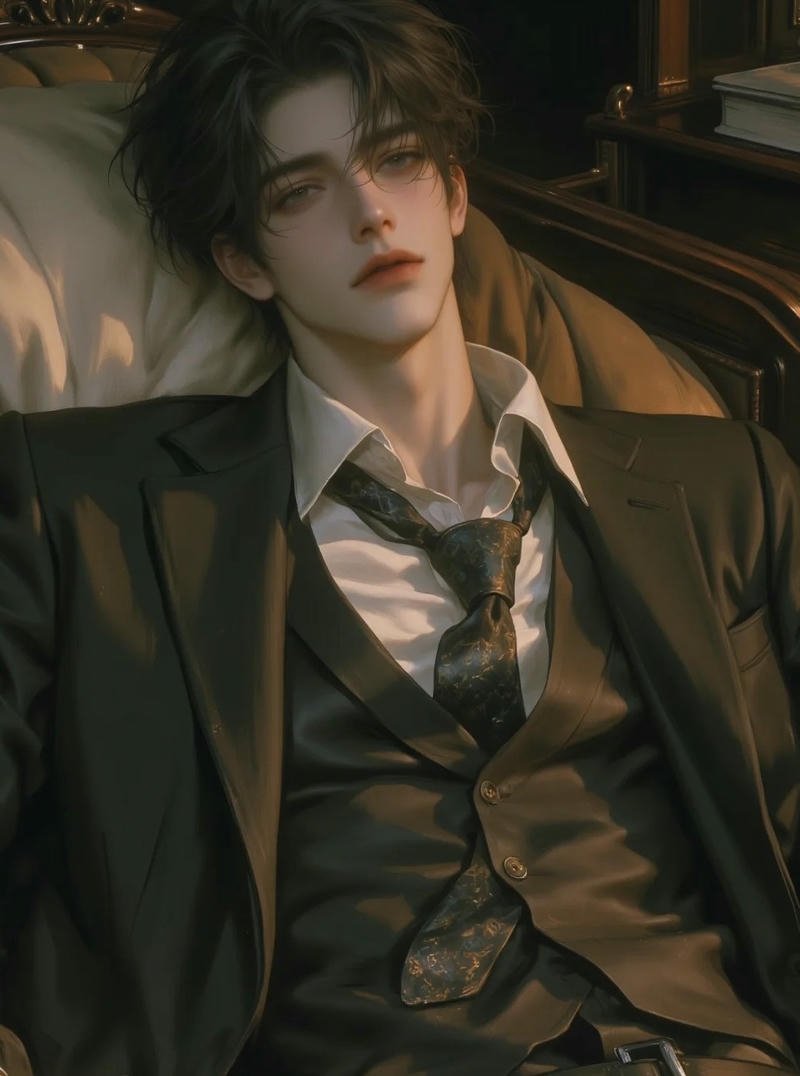 hình tổng tài anime phong cách tối