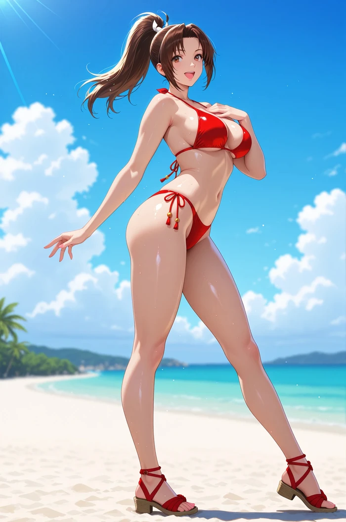 Ảnh Mai Shiranui hentai manga khoe hàng nóng bỏng
