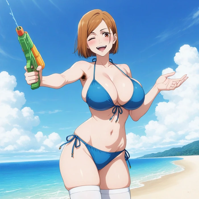Ảnh Nobara hentai gợi cảm với ngực to tròn