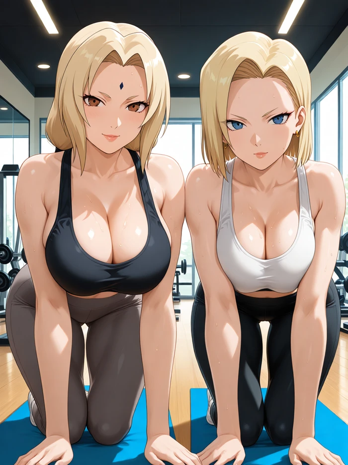 Ảnh Tsunade hentai khoe ngực tròn hấp dẫn
