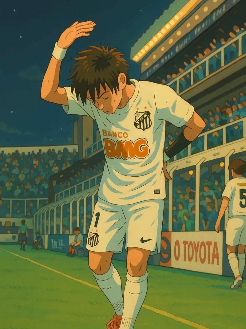 Ảnh anime bóng đá khắc họa nhân vật năng động