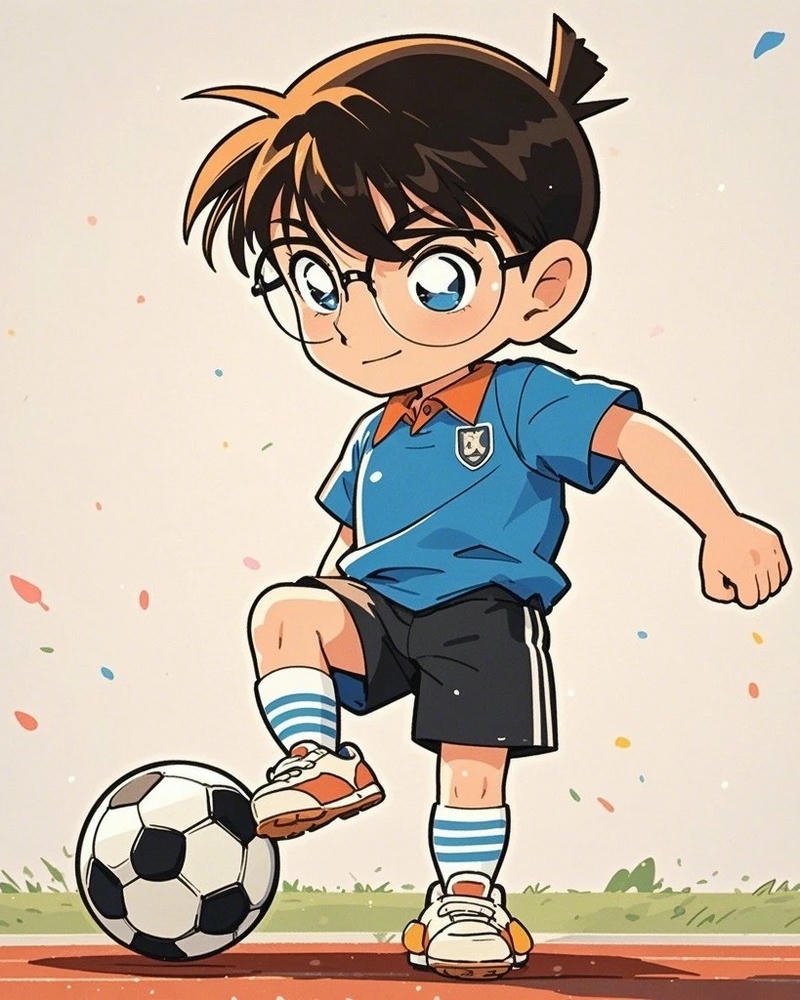 Ảnh anime bóng đá tạo cảm giác chuyển động rõ