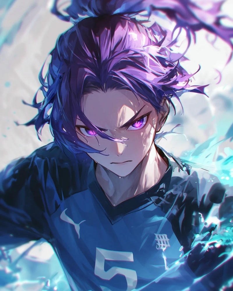 Ảnh anime bóng đá tạo hình sáng tạo độc đáo