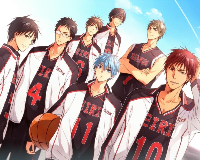 Ảnh anime bóng rổ thể hiện quyết tâm cao