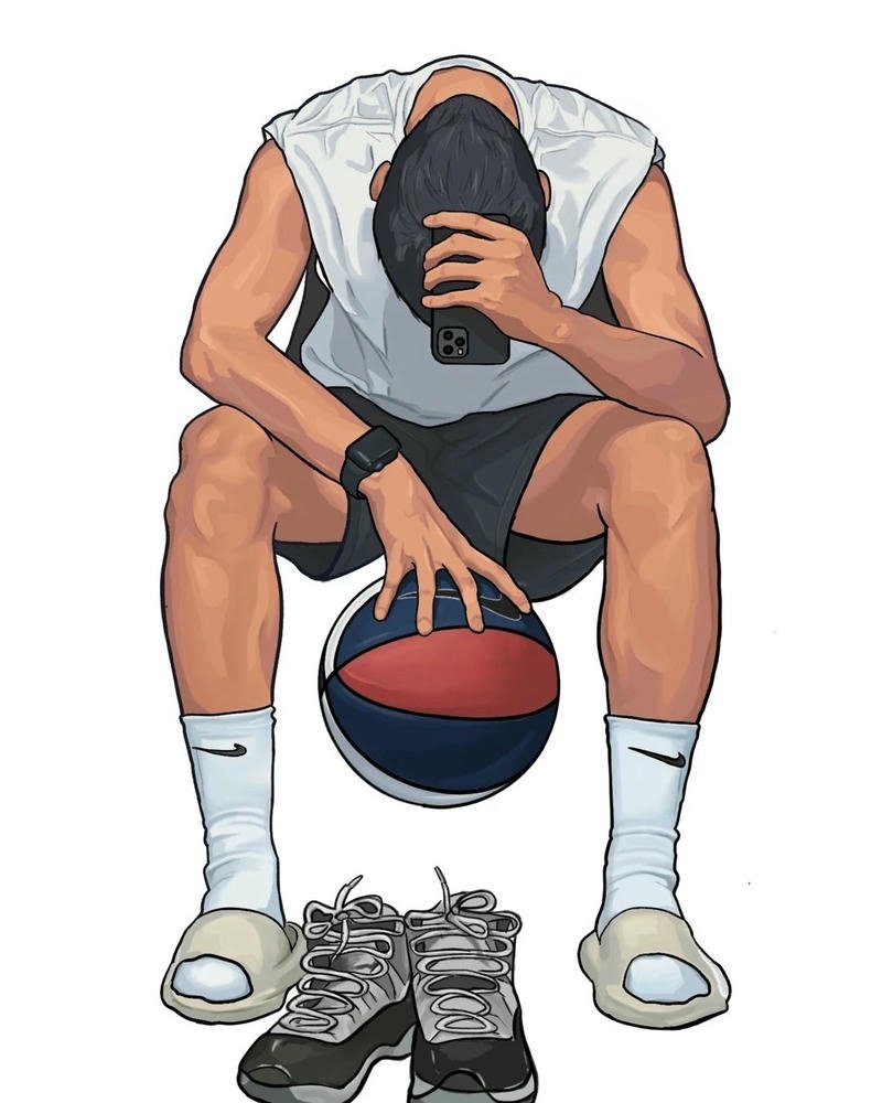 Ảnh anime bóng rổ tôn vinh tinh thần đồng đội