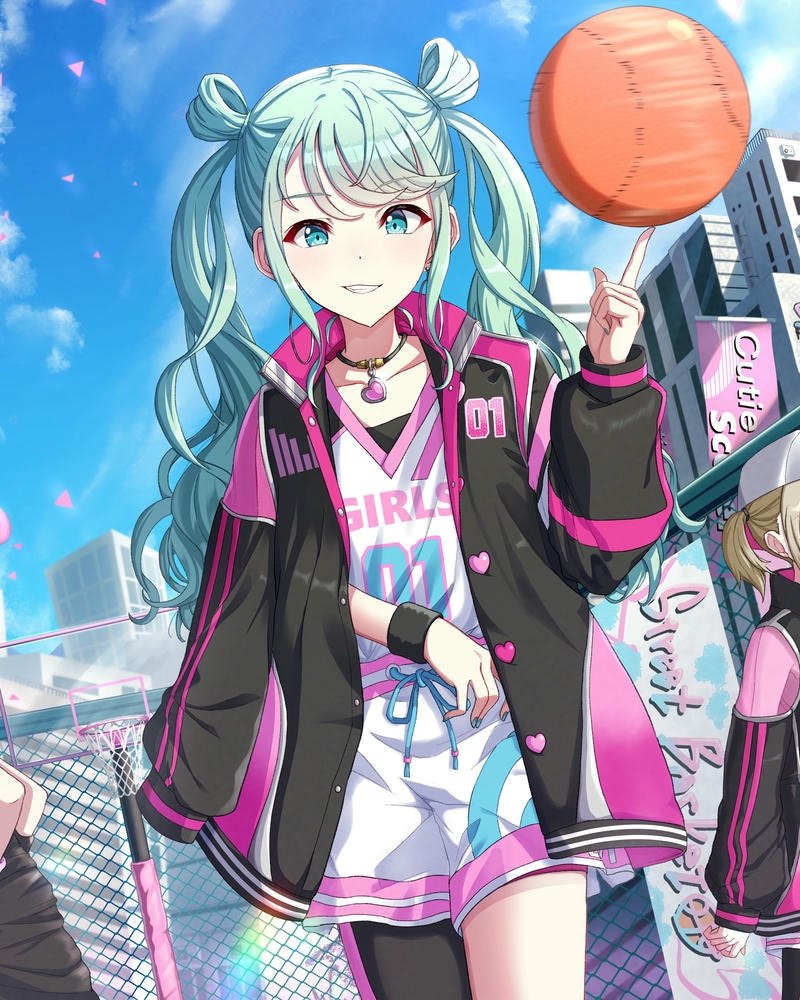 Ảnh anime bóng rổ truyền tải tinh thần thi đấu