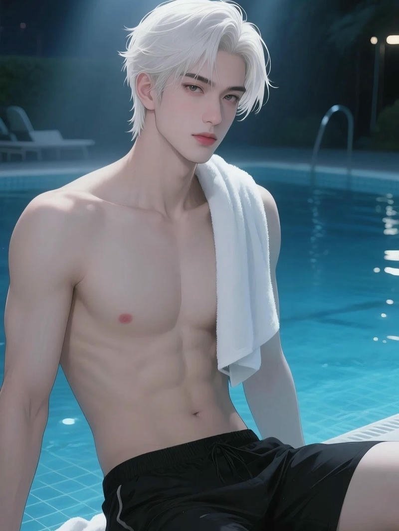 Ảnh anime nam 6 múi cơ thể săn chắc