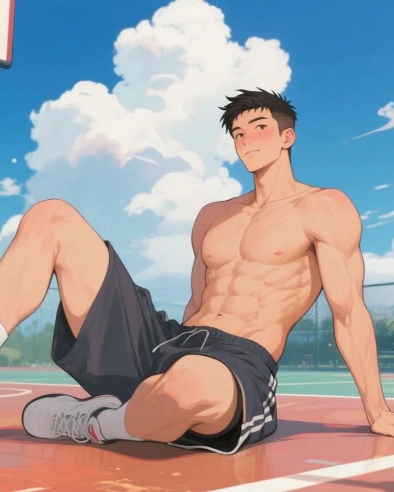 Ảnh anime nam 6 múi diện mạo thu hút