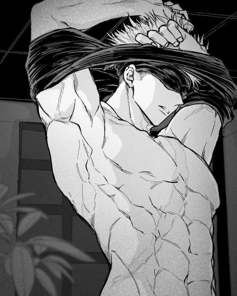 Ảnh anime nam 6 múi hình thể khỏe khoắn