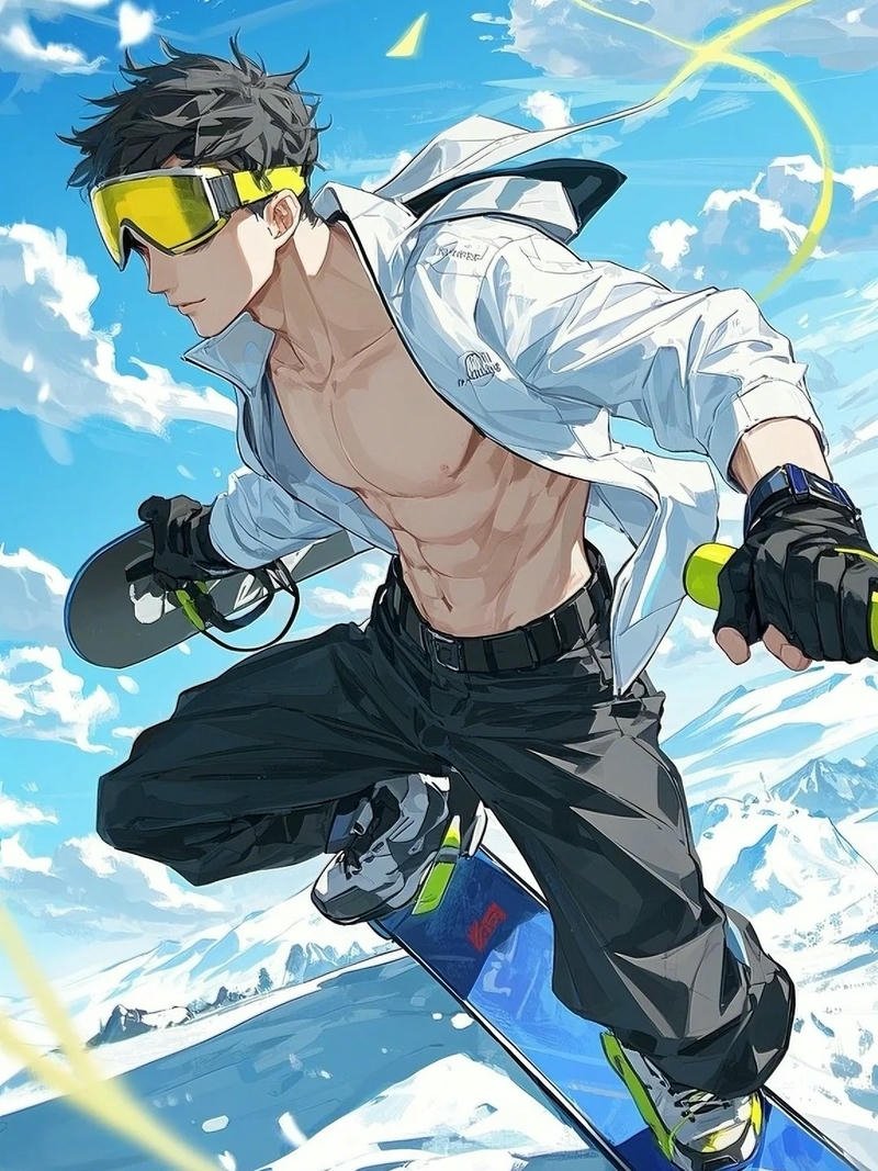 Ảnh anime nam 6 múi ngoại hình cuốn hút