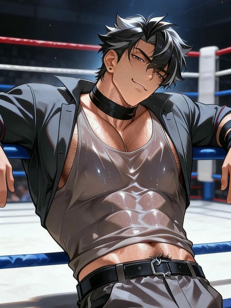 Ảnh anime nam 6 múi phong thái tự tin