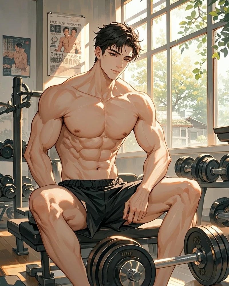 Ảnh anime nam 6 múi thần thái lạnh lùng