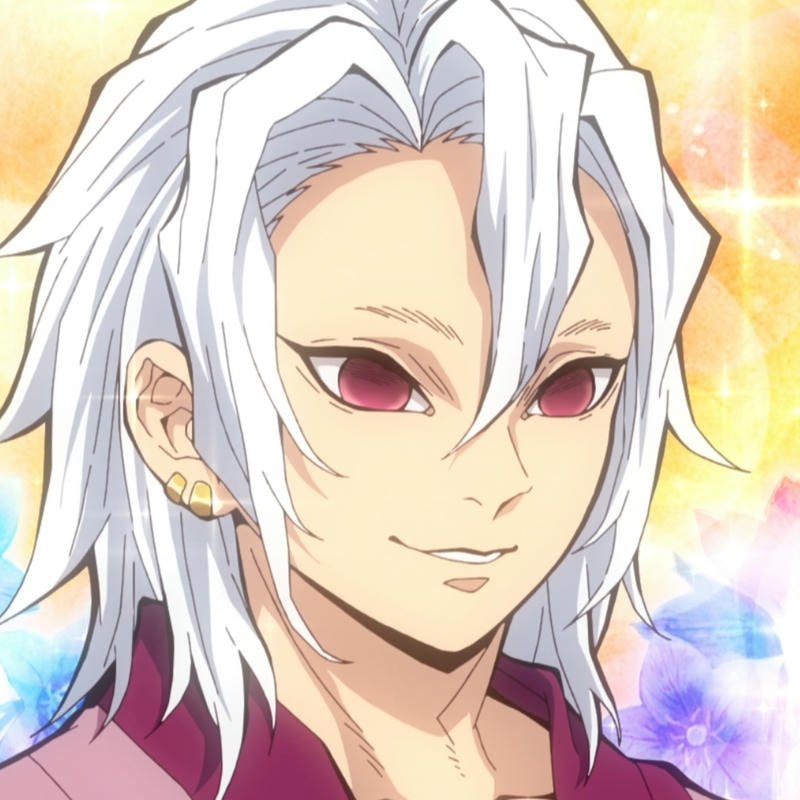 Ảnh anime nam tóc trắng ánh mắt mạnh mẽ