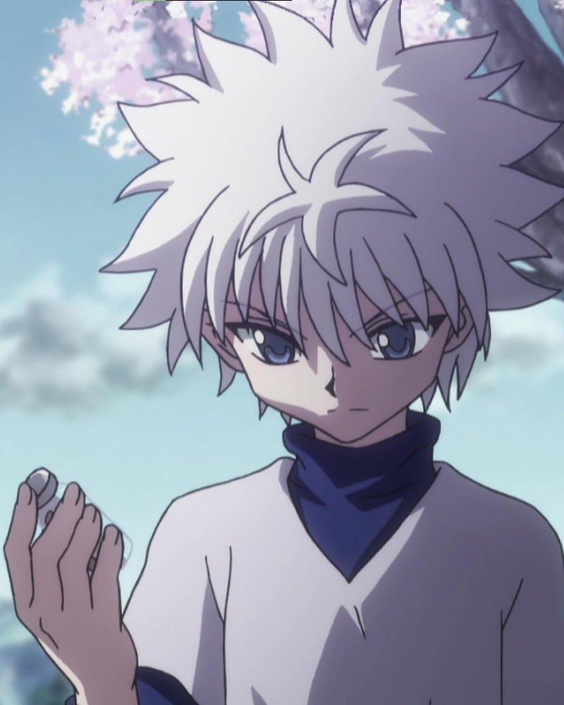 Ảnh anime nam tóc trắng diện mạo nổi bật