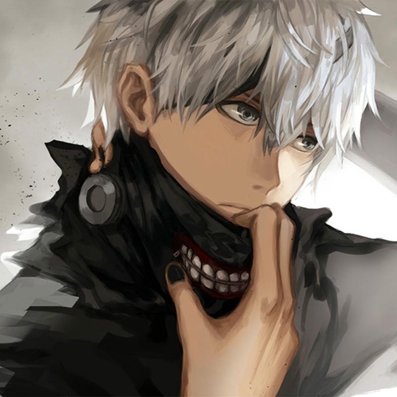 Ảnh anime nam tóc trắng diện mạo thu hút