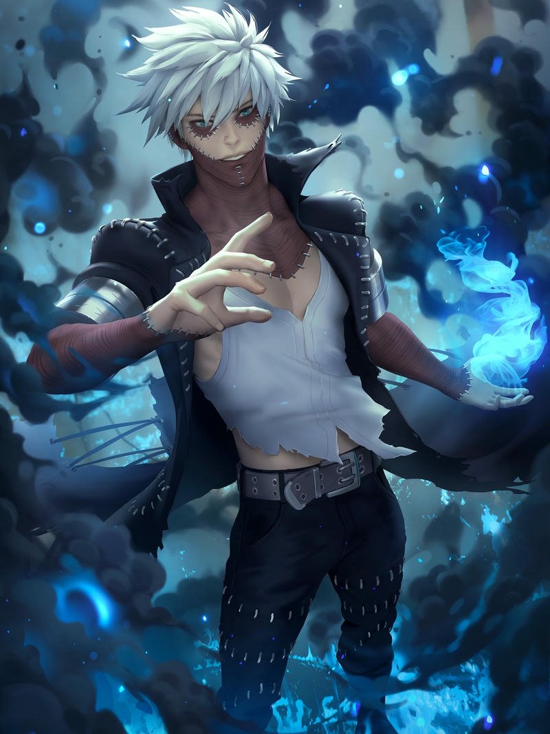 Ảnh anime nam tóc trắng khí chất cuốn người xem