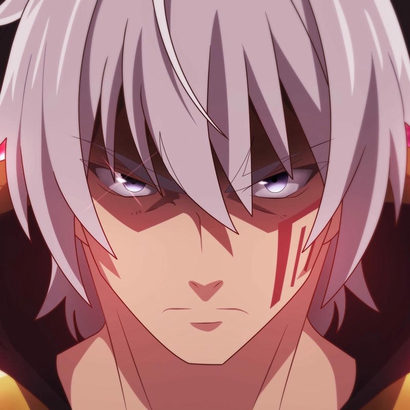 Ảnh anime nam tóc trắng phong cách cá tính