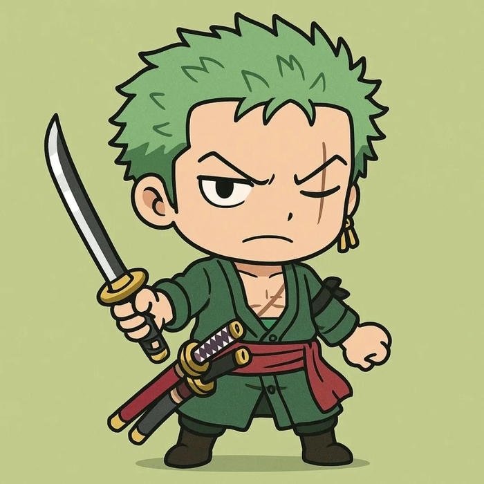 Ảnh avatar One Piece chibi sinh khí
