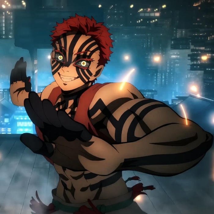 Ảnh avatar akaza diện mạo đẹp