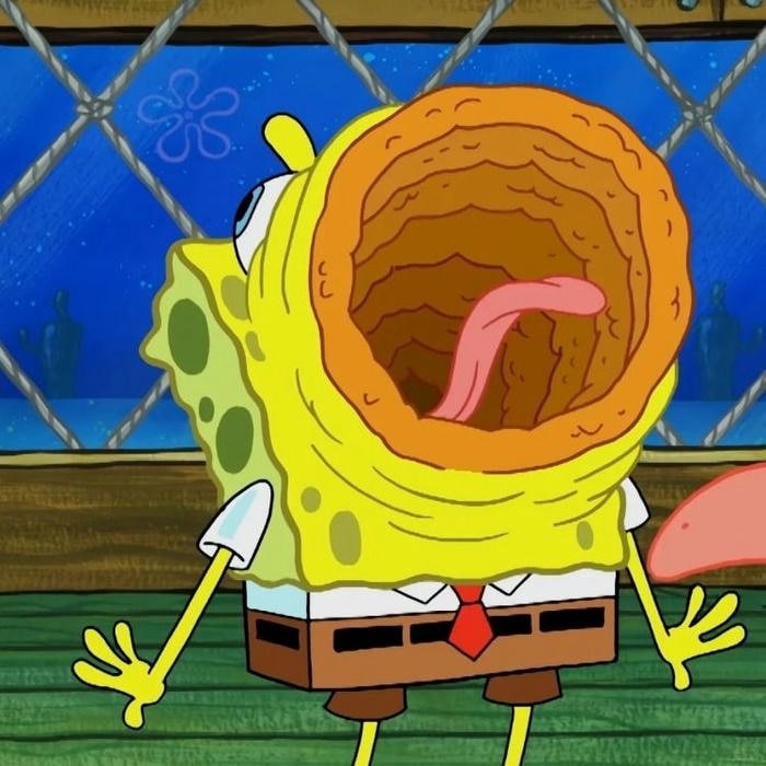 Ảnh avatar bọt biển ngộ nghĩnh