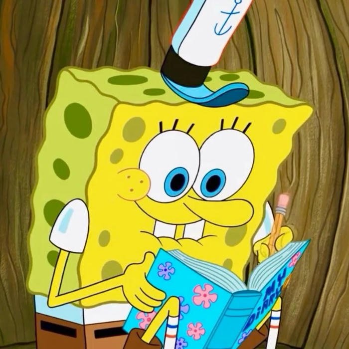 Ảnh avatar bọt biển nhẹ mắt