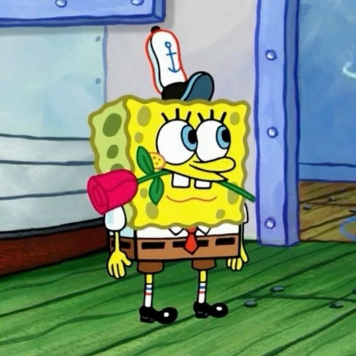 Ảnh avatar bọt biển tươi vui