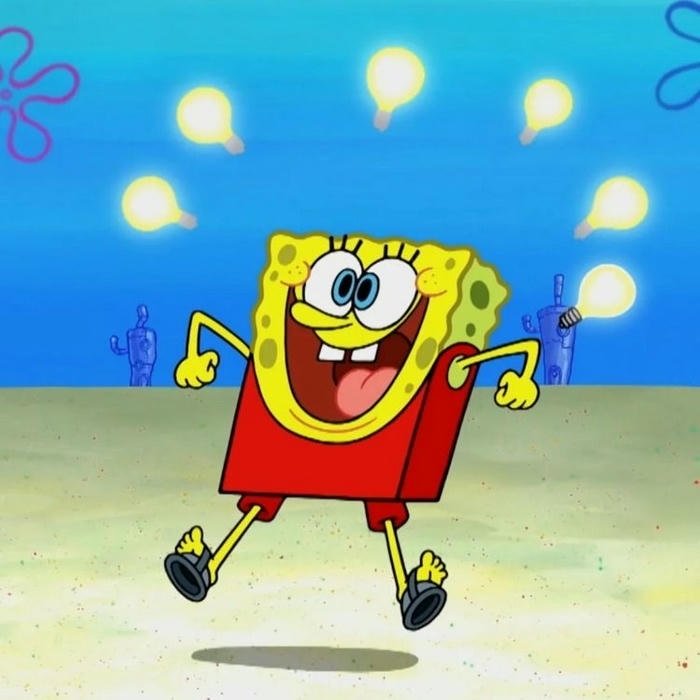 Ảnh avatar bọt biển vui nhộn