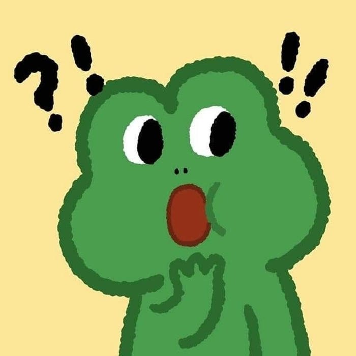 Ảnh avatar ếch nhìn gần gũi