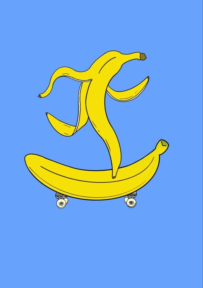 Ảnh avatar quả chuối cute nhìn vui