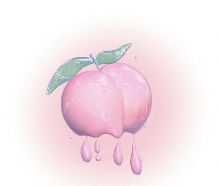 Ảnh avatar quả đào nhìn bắt mắt