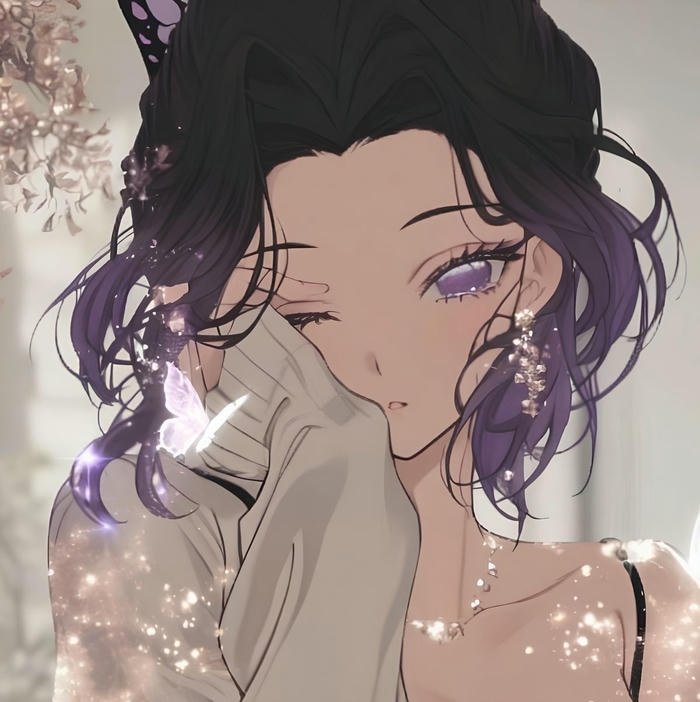 Ảnh avatar shinobu dáng vẻ nhẹ nhàng