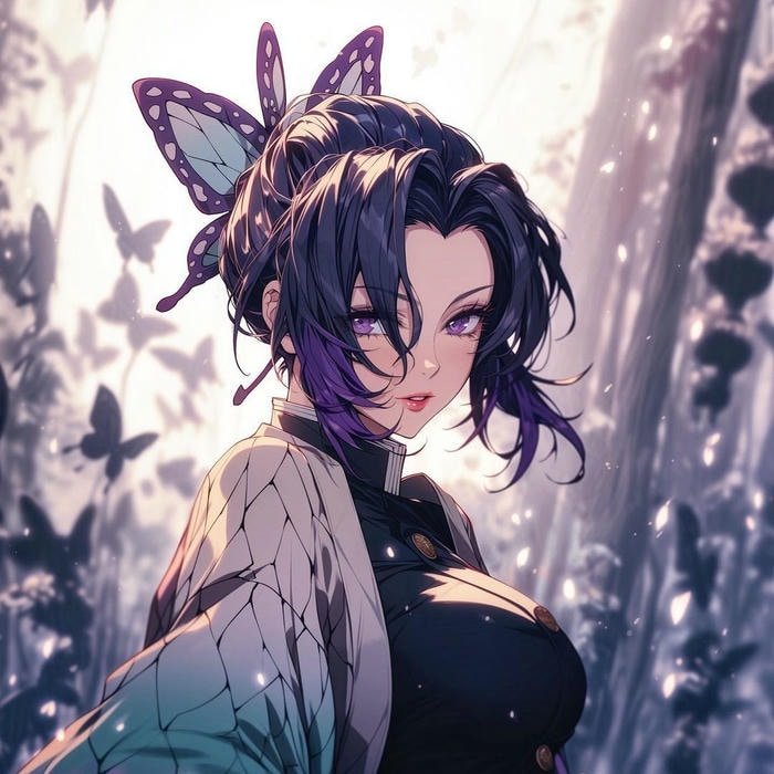 Ảnh avatar shinobu nét đẹp tinh khôi