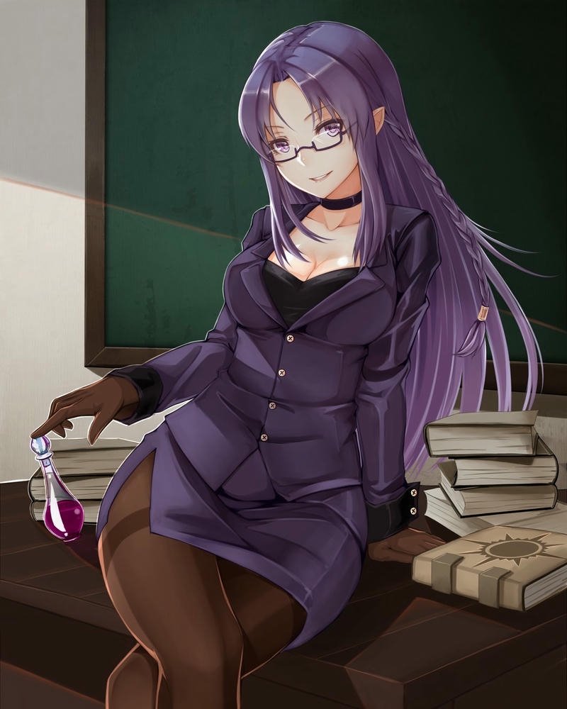 Ảnh cô giáo anime phong vị nghệ thuật đặc trưng