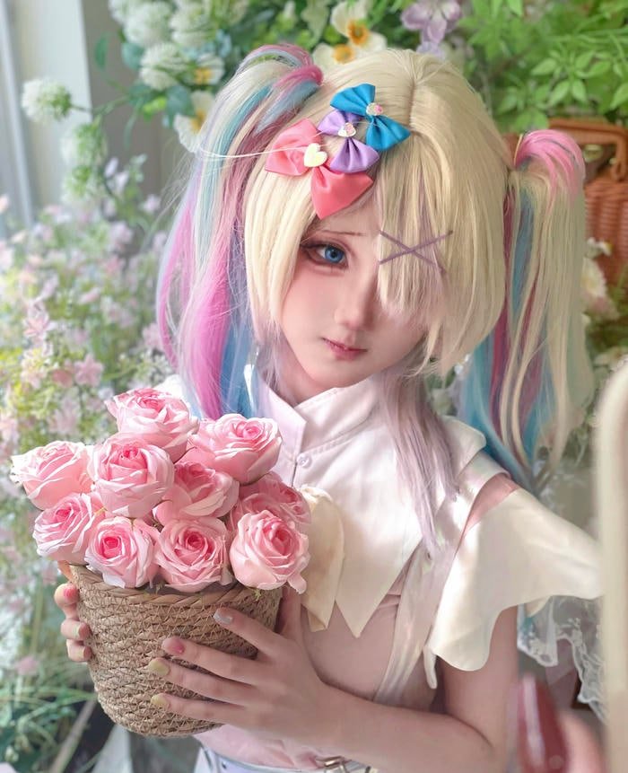 Ảnh cosplay cute cho thấy tạo hình nhân vật nét trong trẻo